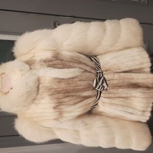 Fox fur coat